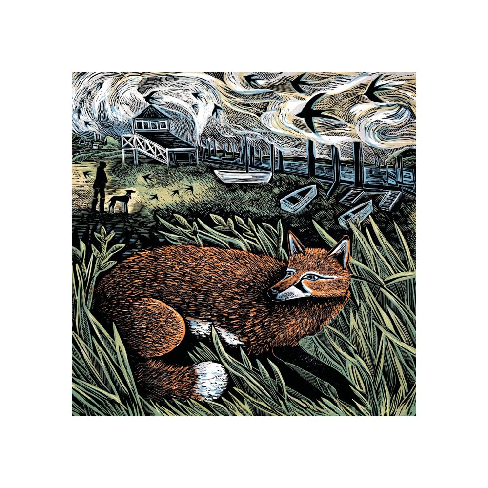 Morston Fox Greetings Card
