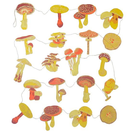 Mushrooms Garland Decoration