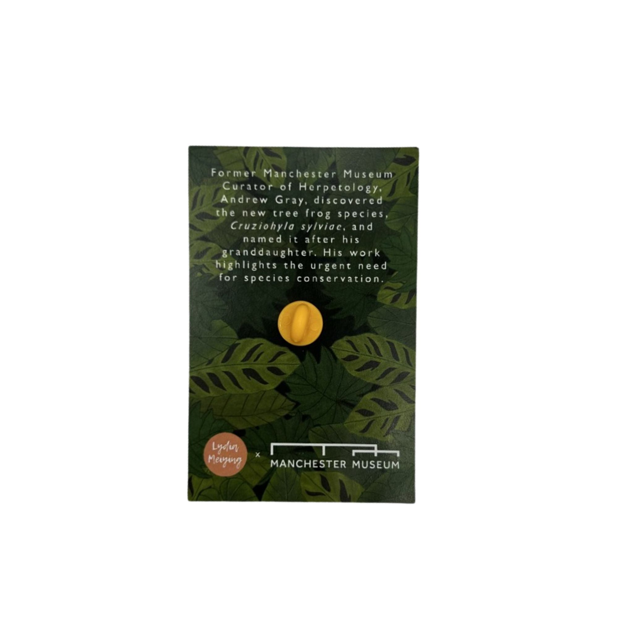 Sylvia's Leaf Frog Enamel Pin
