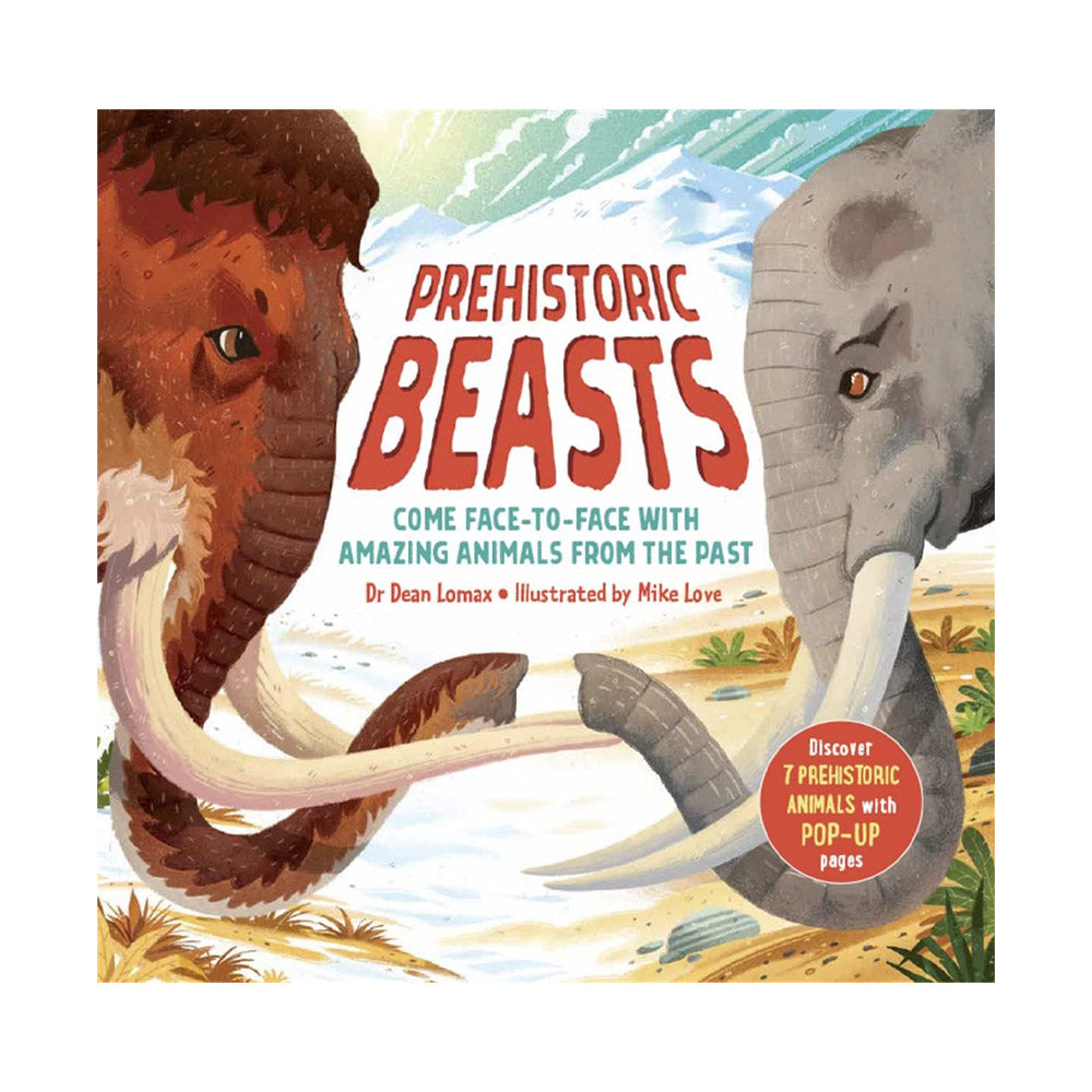 Book cover featuring illustration of mammoth and elephant