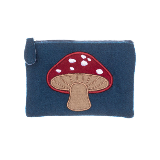 Toadstool Embroidered Purse