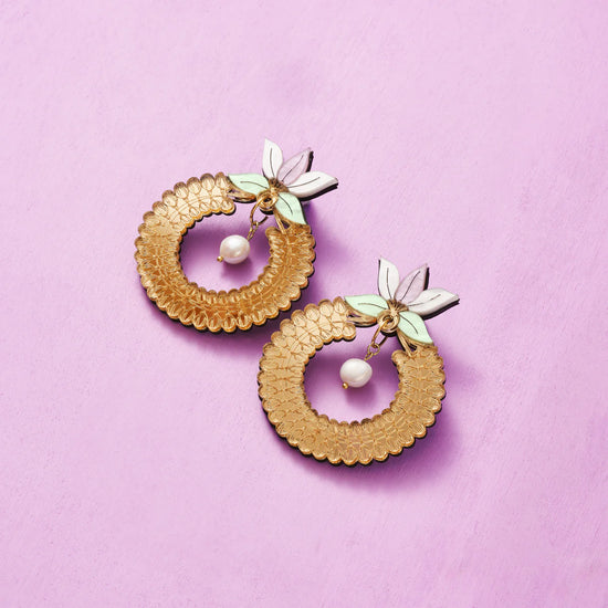 Mogra Hoop Earrings - Anisha Parmar