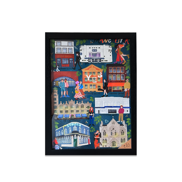 Manchester Venues Print - 2 Sizes
