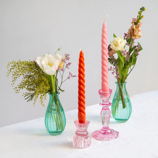Spiral Dinner Candle Pack of 4