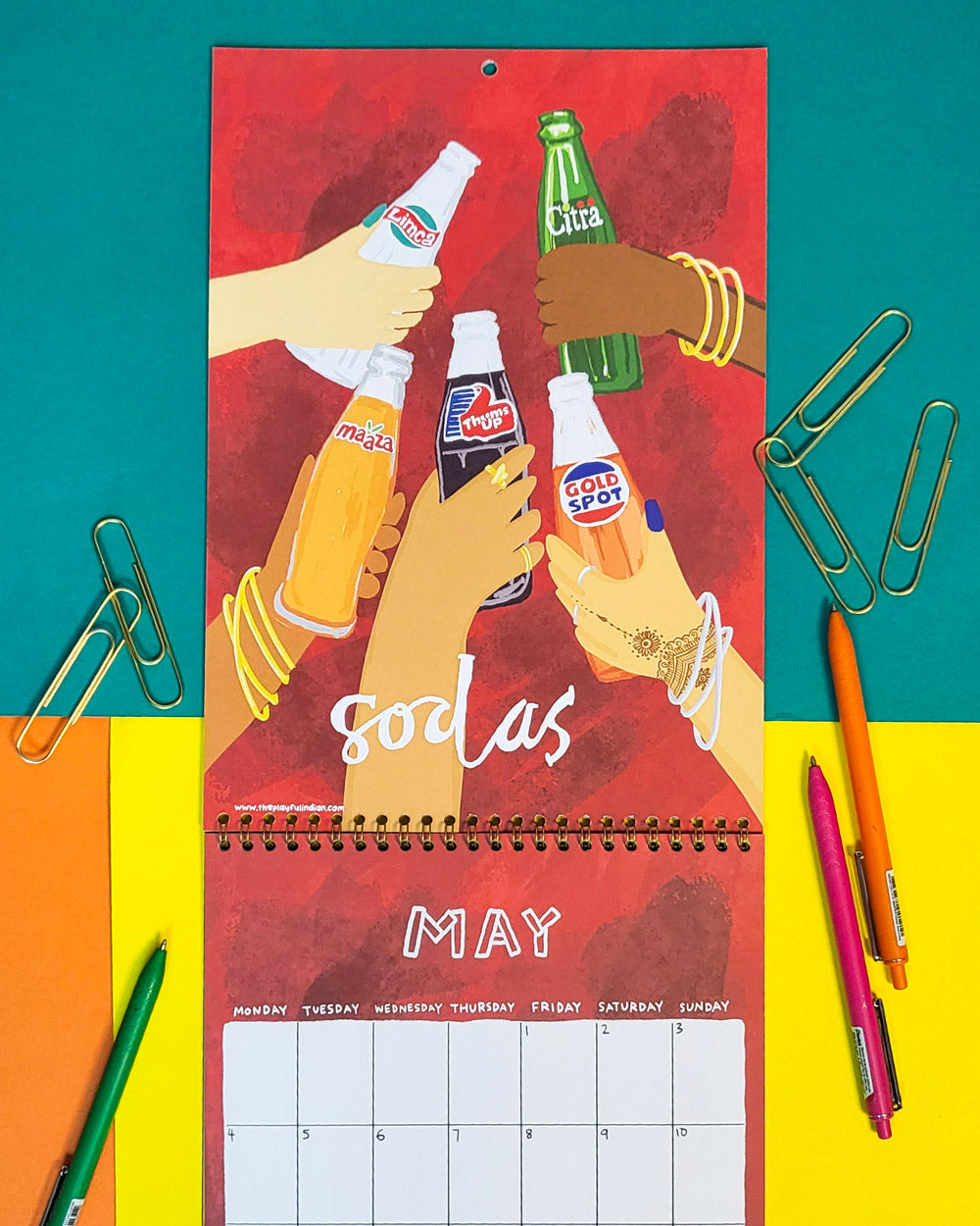 The Playful Indian 2026 Calendar