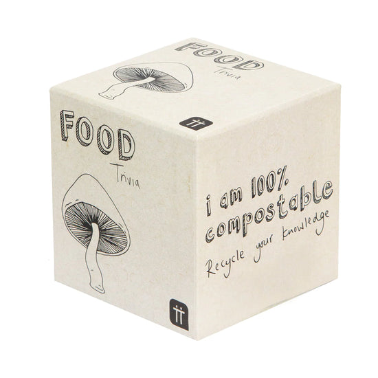 Load image into Gallery viewer, Compostable Trivia Game: Food
