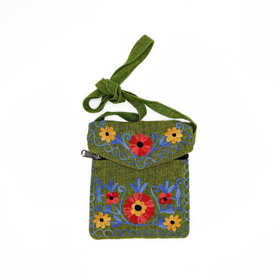 Fair Trade Embroidered Shoulder Bag by Koseli