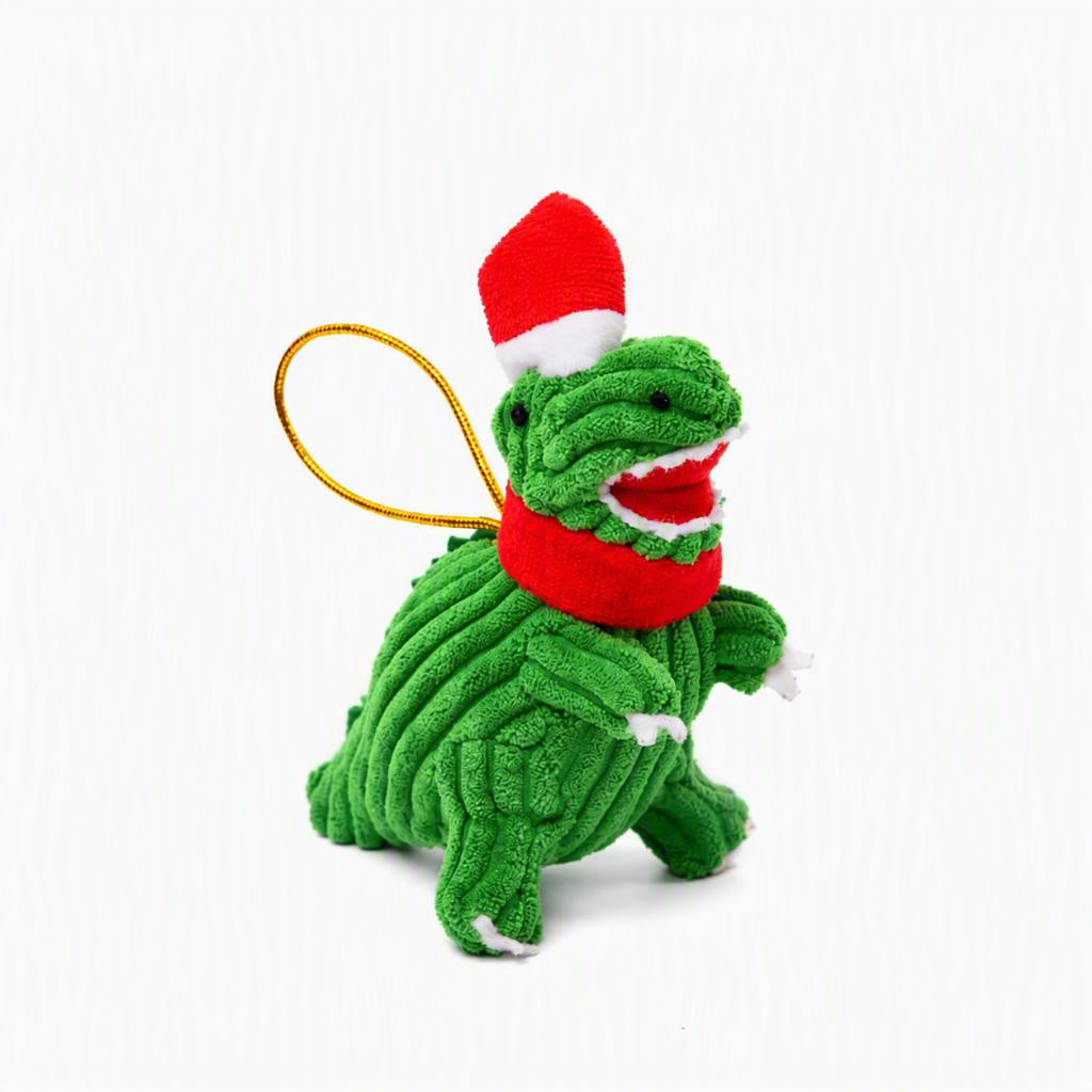 Christmas Corduroy T. rex Dec