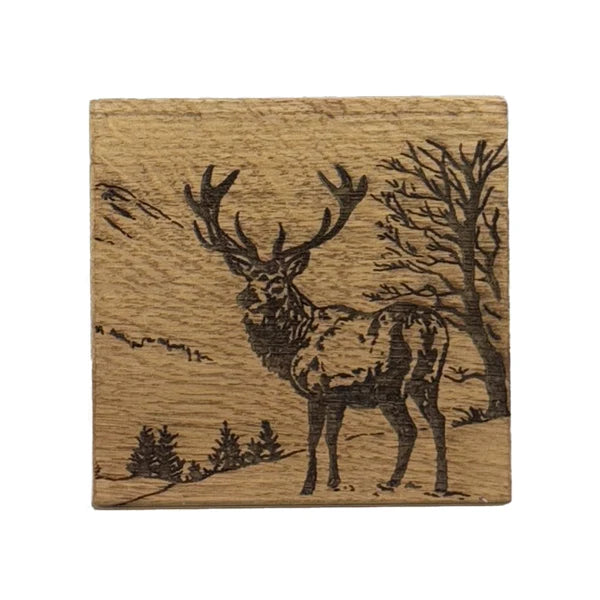 Stag Oak Coaster