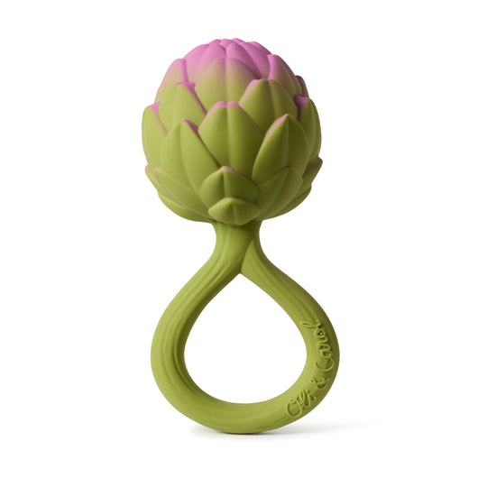 Artichoke Baby Rattle Teether