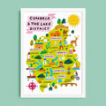 Lake District Map Print - Lauren Radley