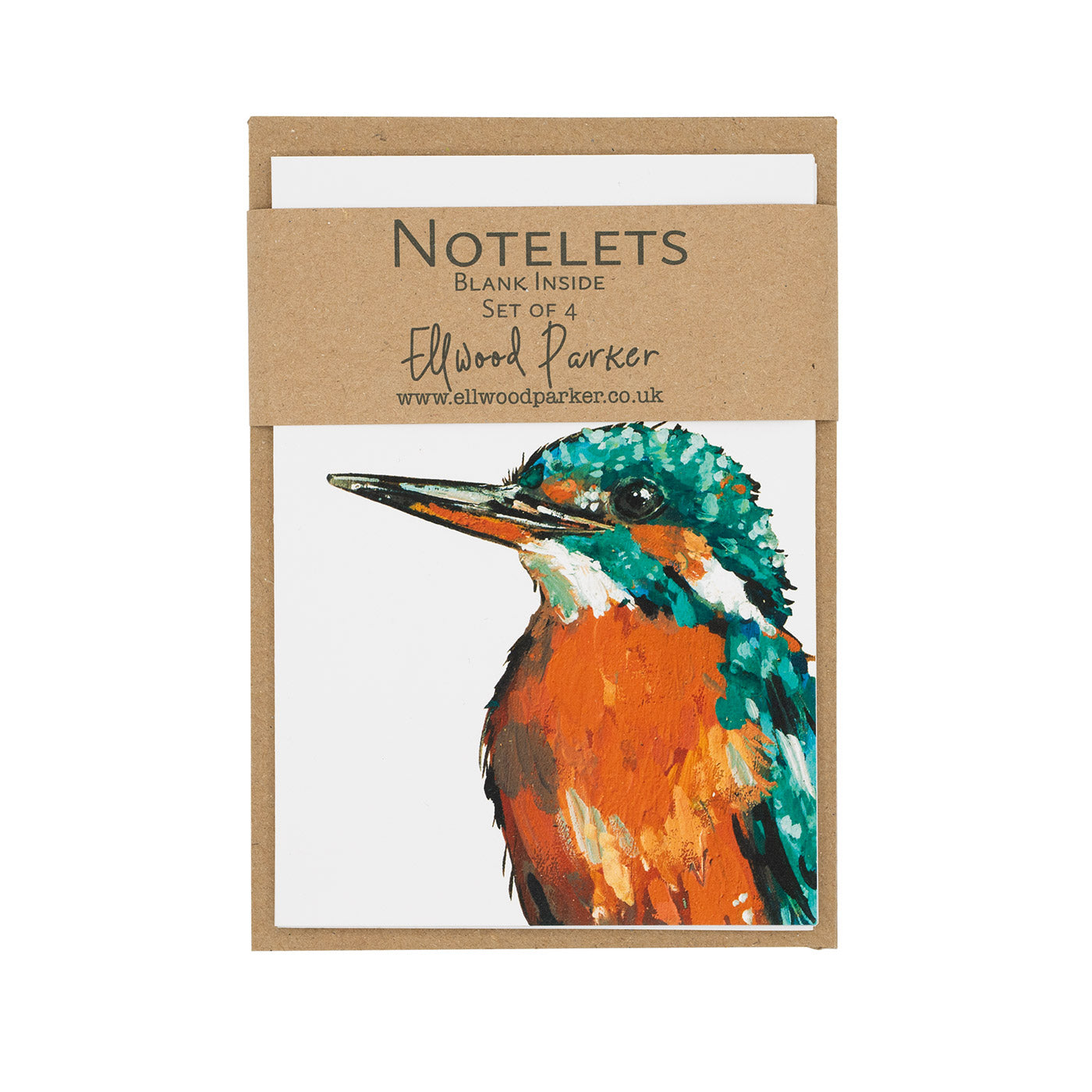 Set of Cards with an illustraion of a Kingfisher.