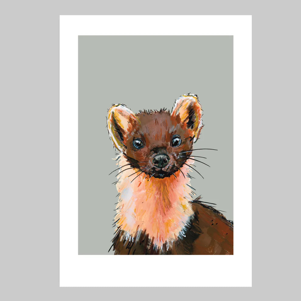 Pine Marten Print A3