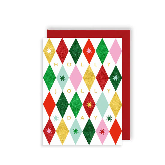 Patterned Christmas Card