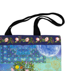 Crop of a photograph of Tea Towel featuring Singh Twins Knowledge Design. A tree at the centre followed by illustration and photo montage.