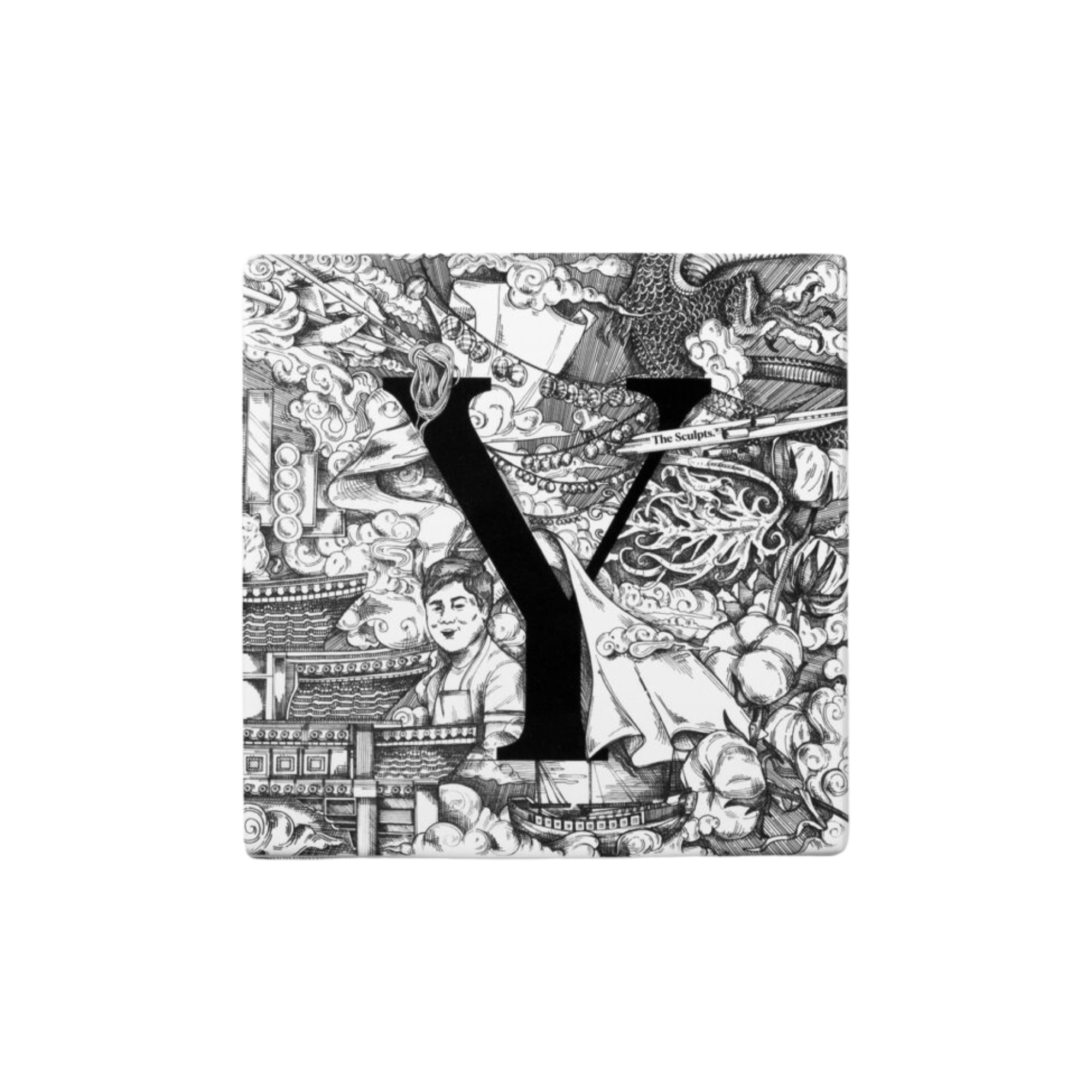 The Sculpts Letter Tile
