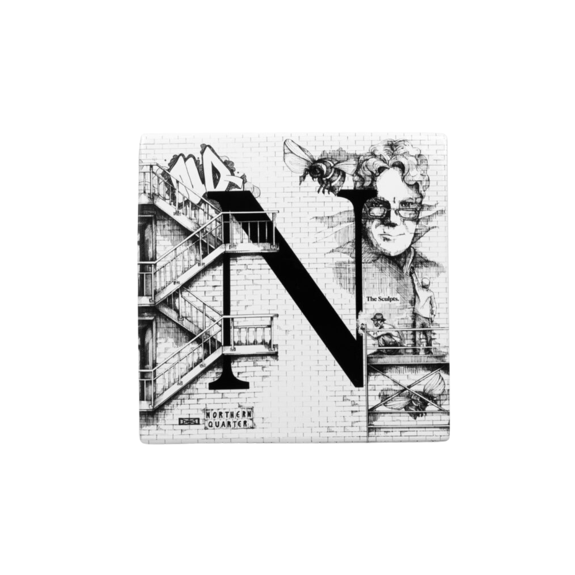 The Sculpts Letter Tile