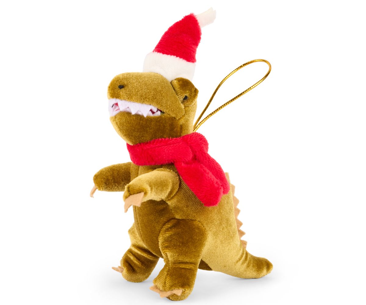 Christmas Velvet T. rex Dec
