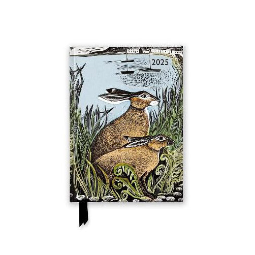 2025 diary with a picture of two rabbits by Angela Harding