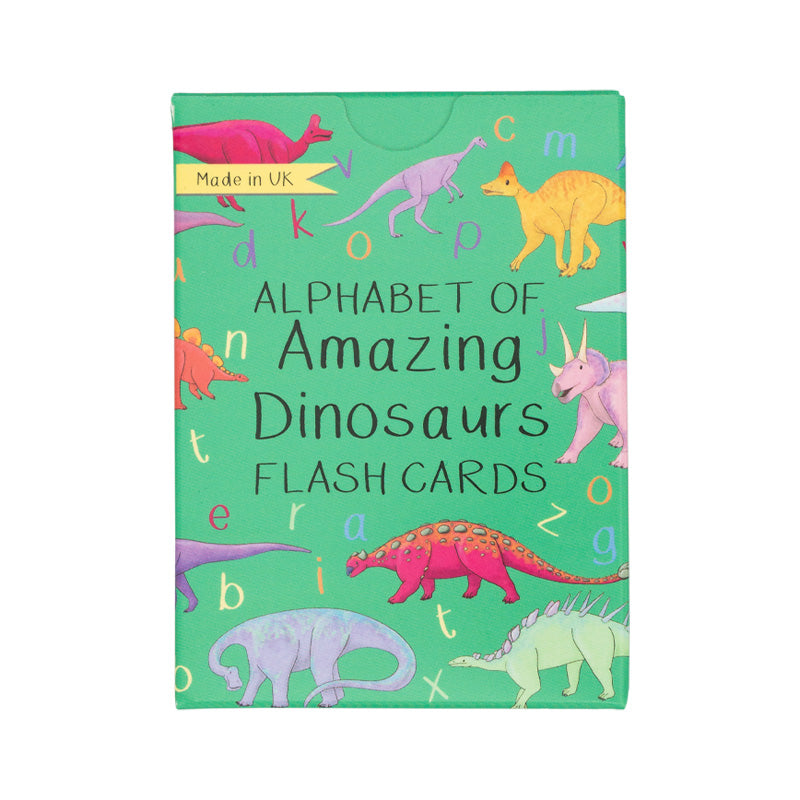 Box for a card game featuring illustrations of dinosaurs