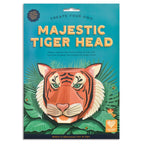 Front of the pack with the majestic tiger head on a graphic poking out from between leaves.
