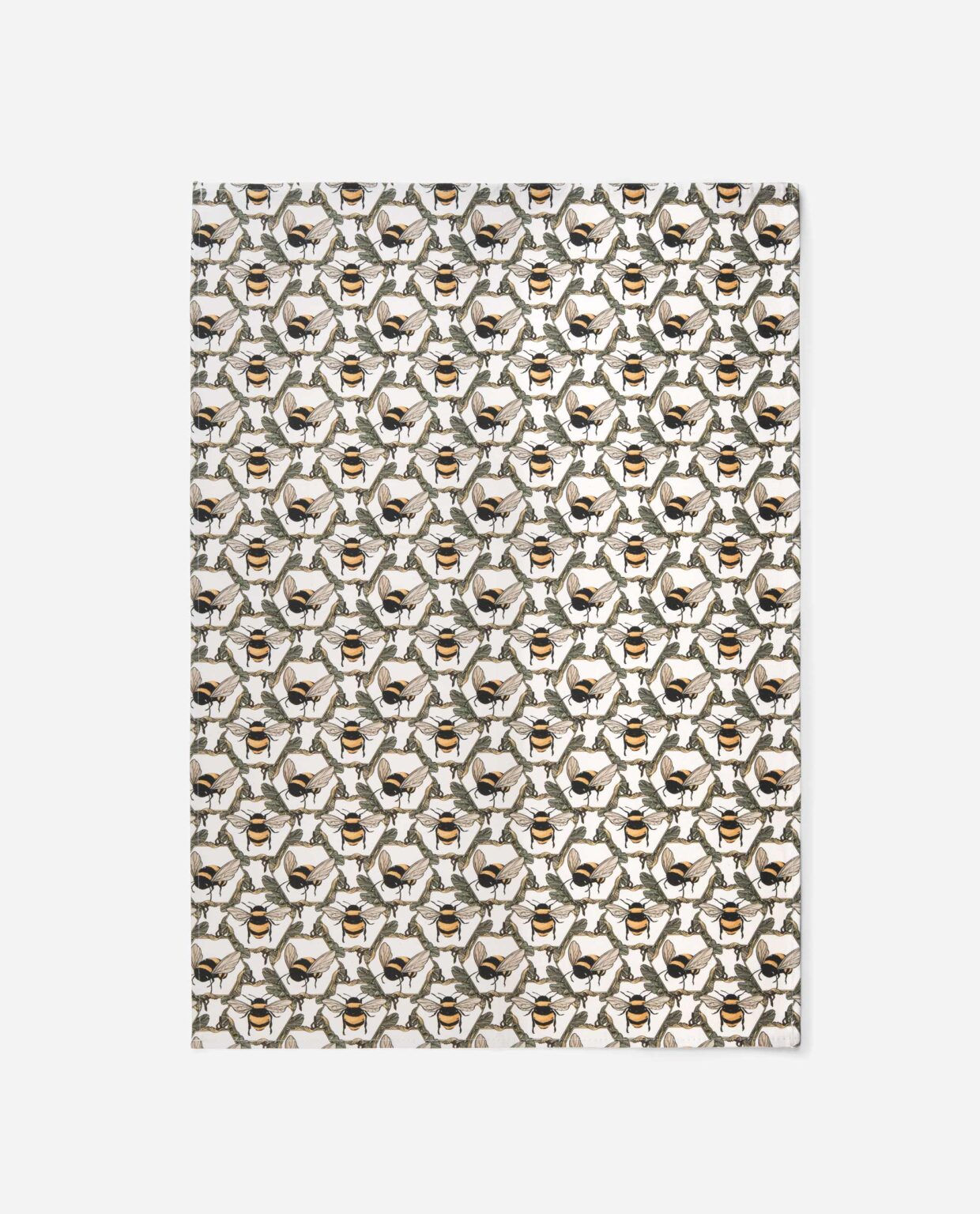 The Sculpts Honeycomb Bee Tea Towel