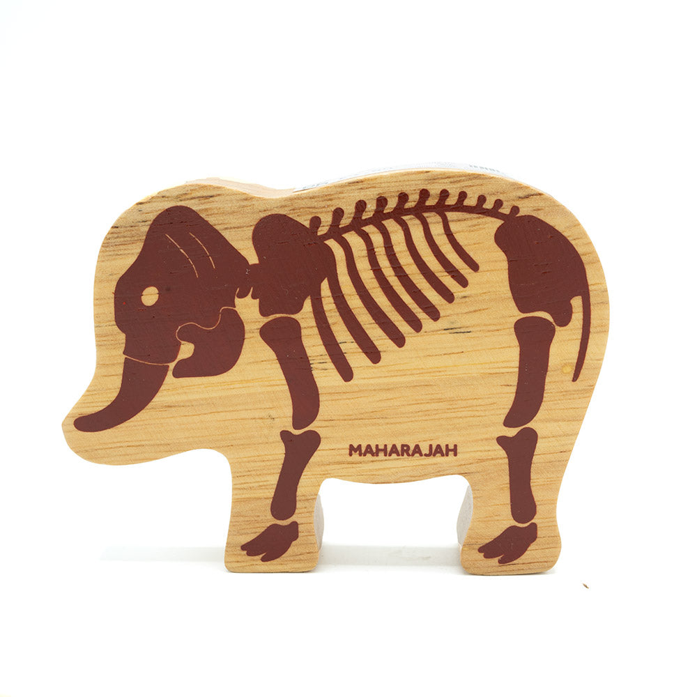 Maharajah the Elephant Rubberwood Toy