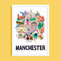 Manchester Map Print - Lauren Radley