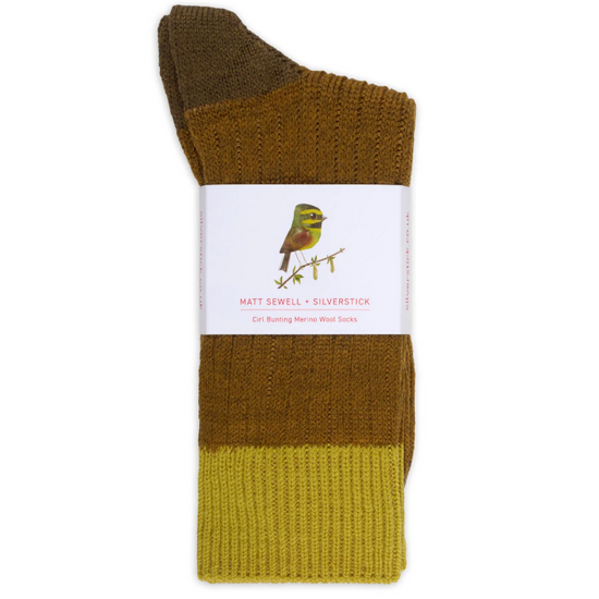 Matt Sewell Merino Wool Socks - Cirl Bunting