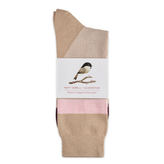 Matt Sewell Organic Cotton Socks - Willow Tit