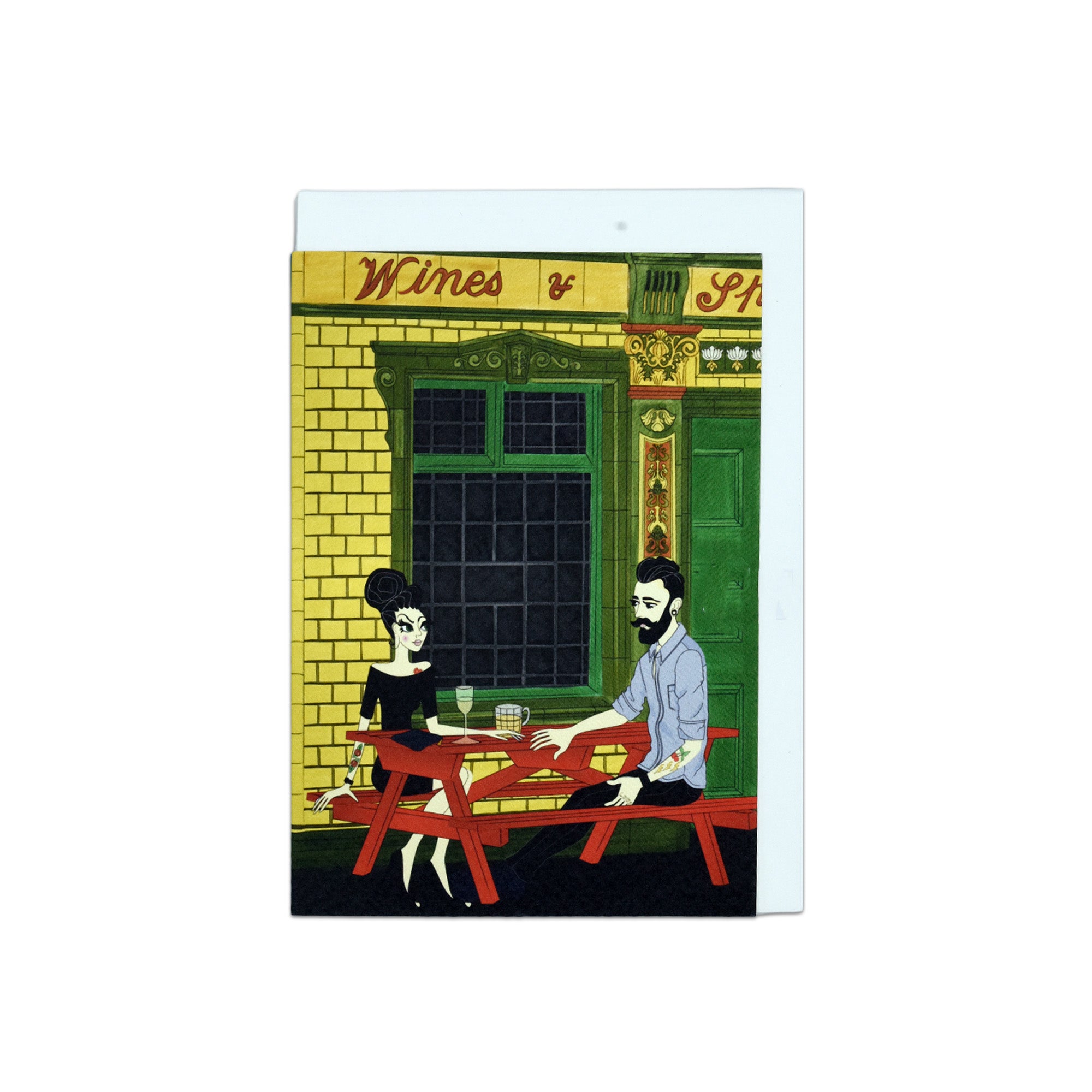 Peveril Pub Greetings Card