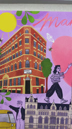 Manchester Venues Print - 2 Sizes