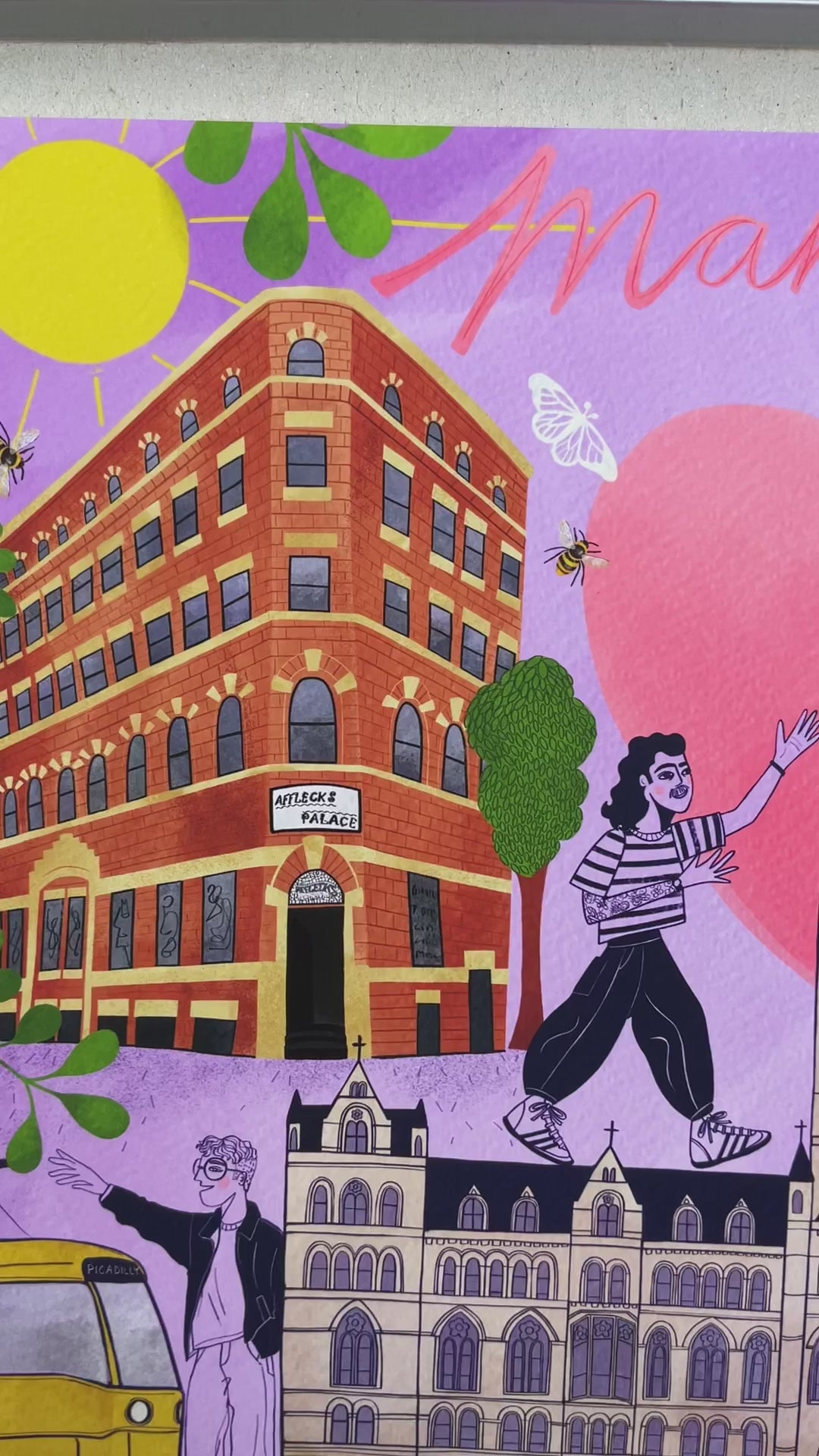 Manchester Venues Print - 2 Sizes