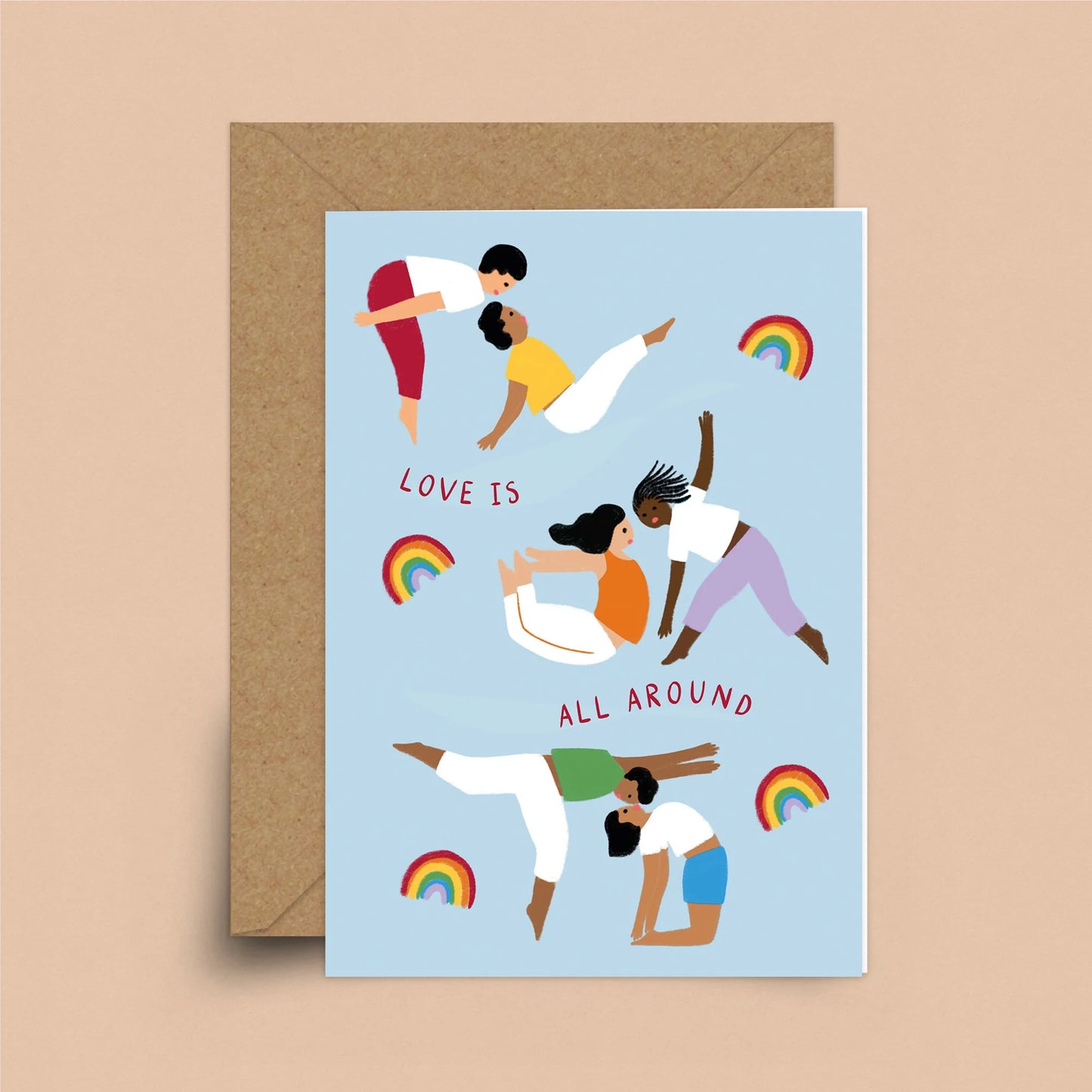 Load image into Gallery viewer, Love is All Around Greetings Card
