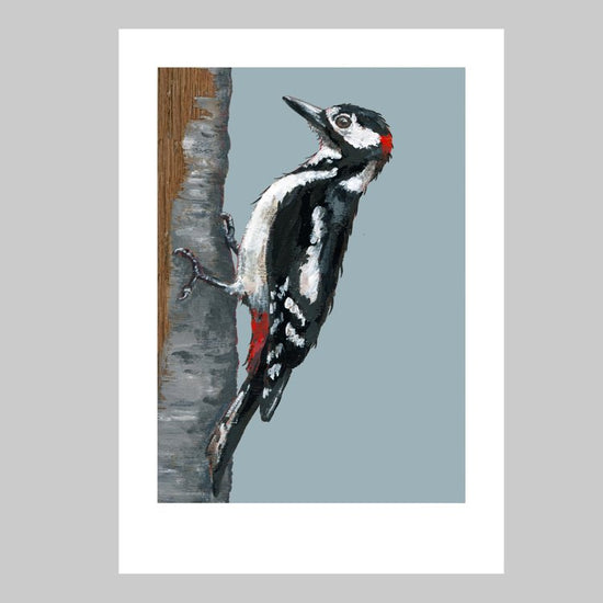 Woodpecker Print (A4)