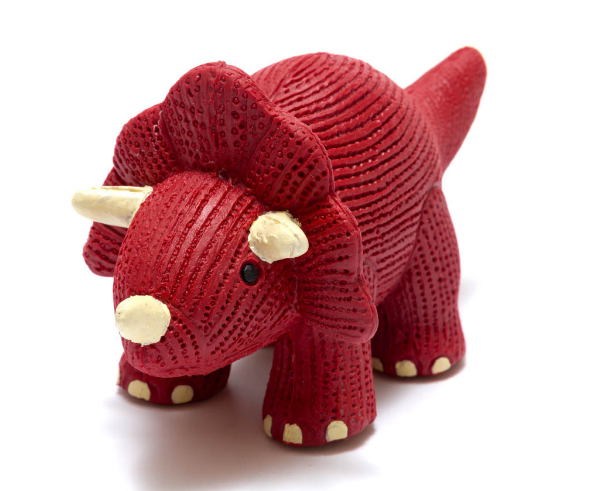 Natural Rubber Triceratops